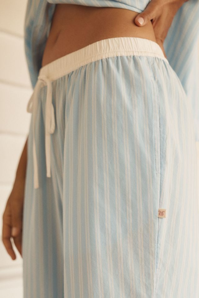 LyreBird Cotton Contrast Waistband Pajama Pants #1