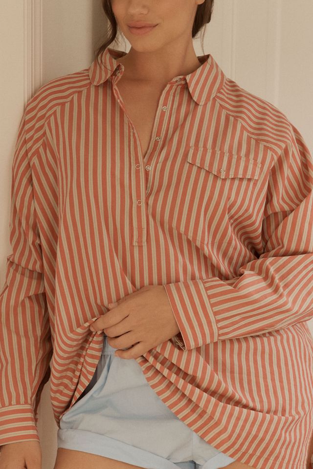 LyreBird Long-Sleeve Popover Shirt #5