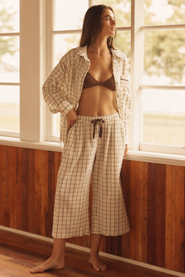 Lyrebird Relaxed Gaucho Pants In Neutral
