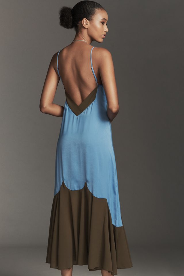 LyreBird Cowl-Neck Midi Slip Dress #2