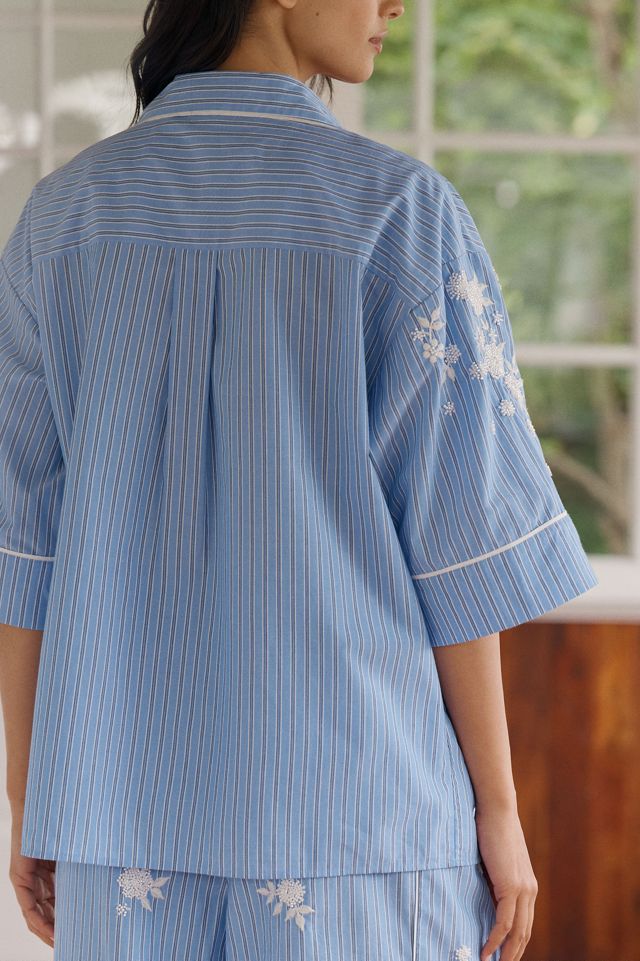 Camisa de Pijama Holgada Adornada LyreBird #1