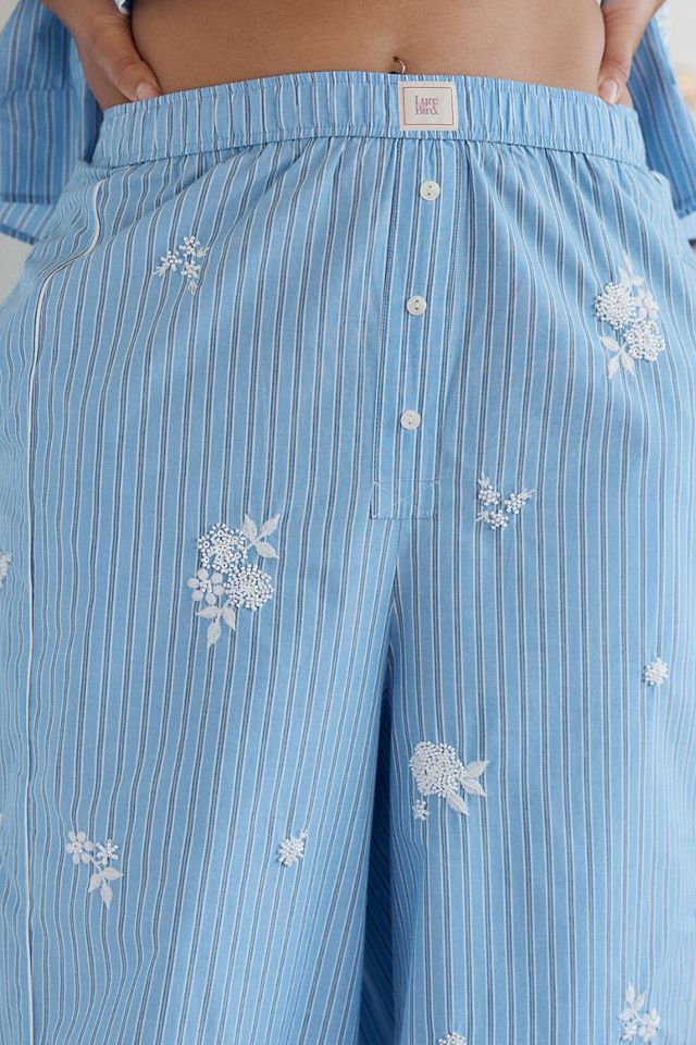 LyreBird 100% Cotton Embroidered Boxer Pants #6