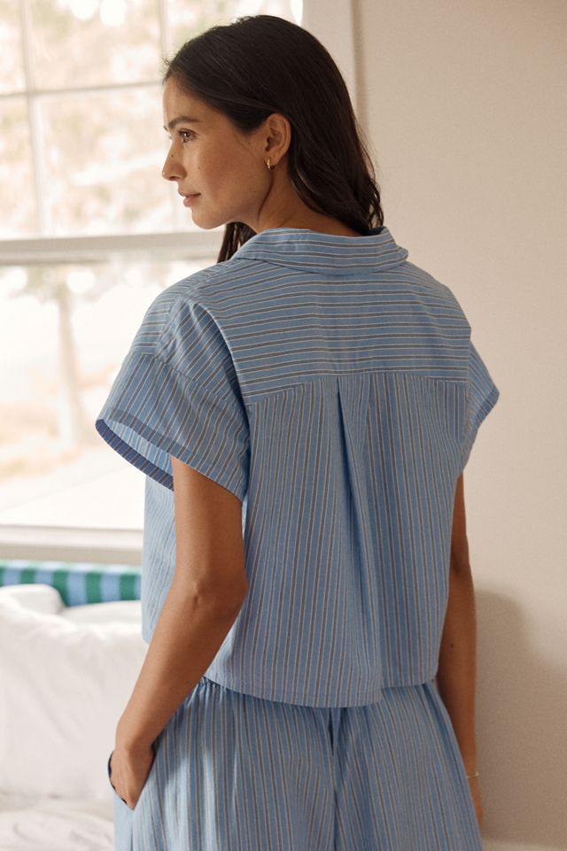 LyreBird 100% Cotton Poplin Boxy Buttondown Shirt #2