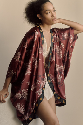 Shop By Anthropologie Tarot Robe In Purple
