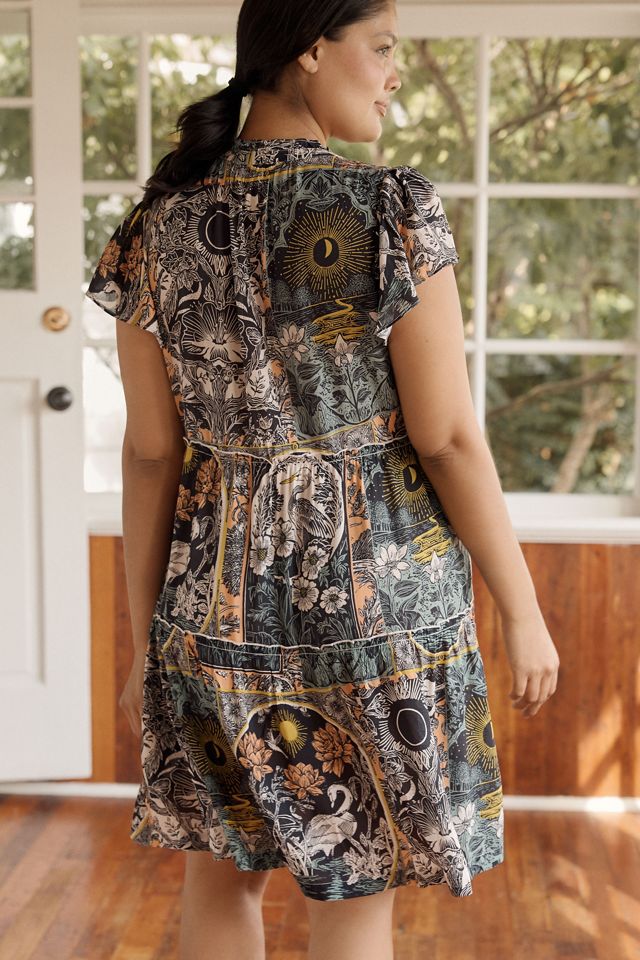 By Anthropologie Ruffle Sleeve Dress #5