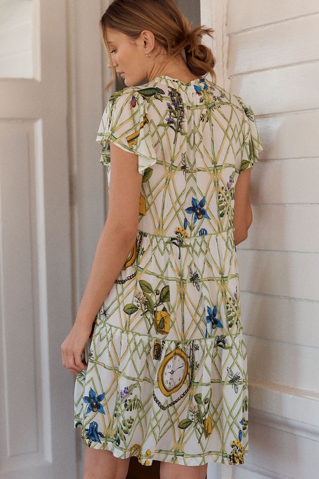 By Anthropologie Ruffle Sleeve Dress | Anthropologie