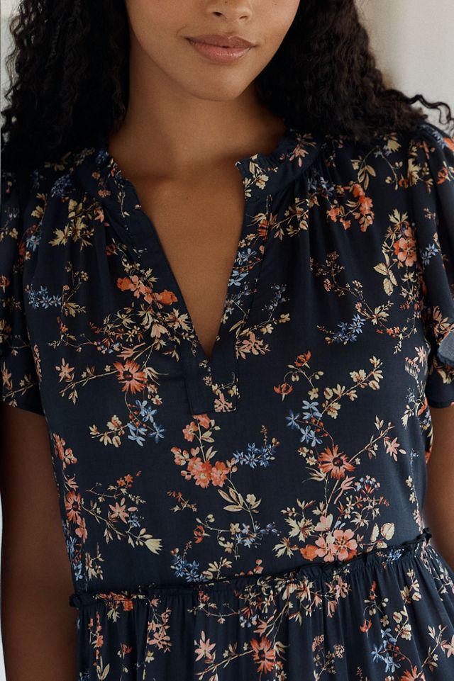 By Anthropologie Ruffle Sleeve Dress #5