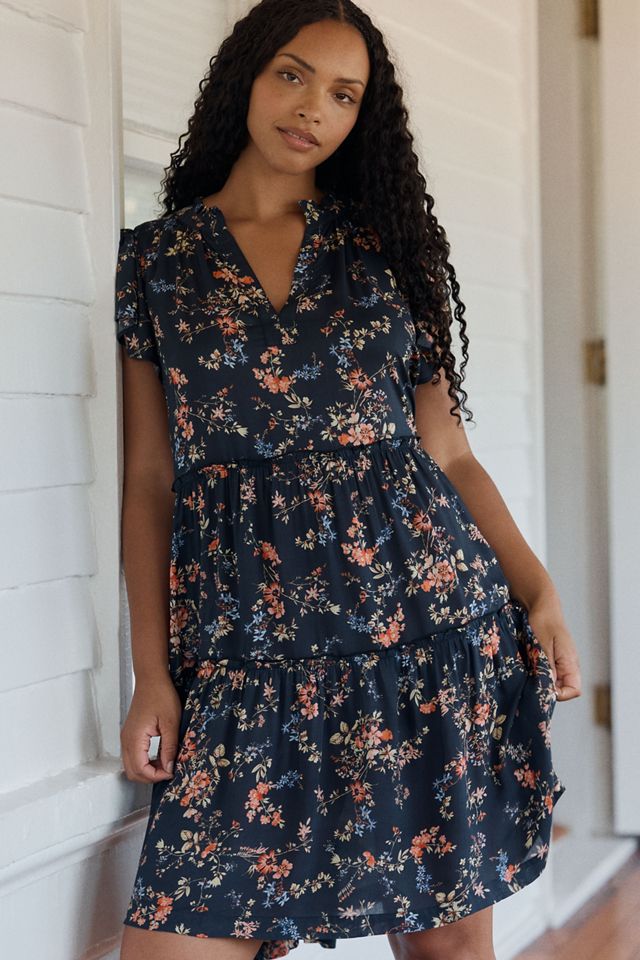 By Anthropologie Ruffle Sleeve Dress #6