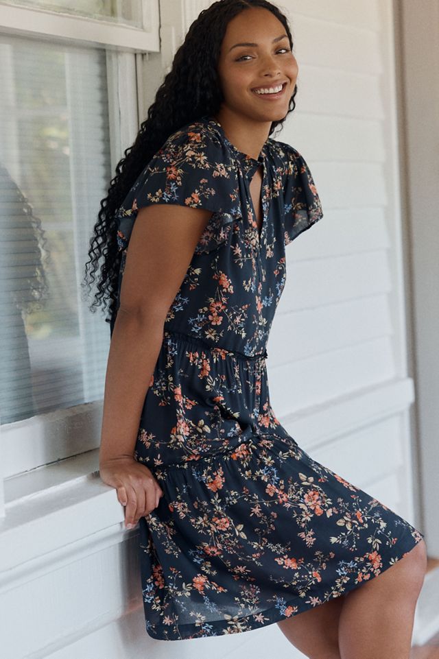 By Anthropologie Ruffle Sleeve Dress #4