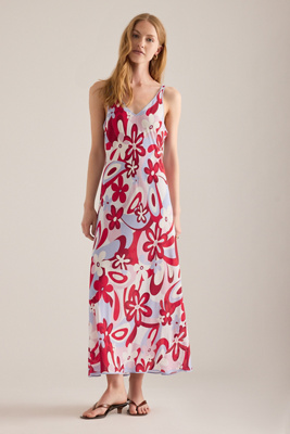 It's 9pm Teresa V-Neck Midi Slip Dress