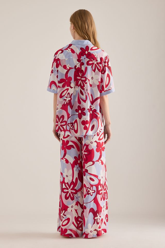 It's 9pm Antibes Floral Shirt & Wide-Leg Trousers Set #3