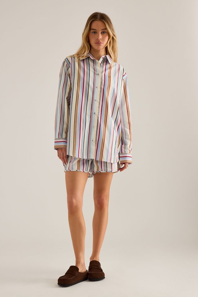 It's 9pm Ensemble pyjama Jessie chemise et short en coton #1