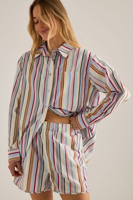 It's 9pm Set Pigiama Jessie in Cotone Biologico con Camicia e Pantaloncini