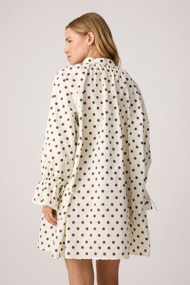 It's 9pm Mini Abito Margot in Cotone a Pois #3
