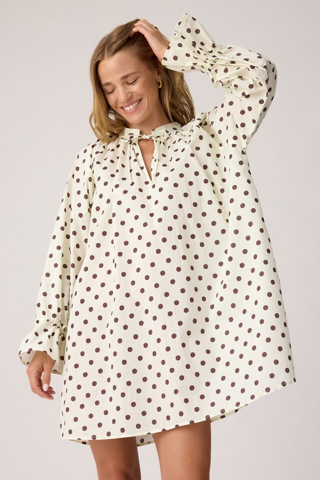 It's 9pm Mini Abito Margot in Cotone a Pois #4