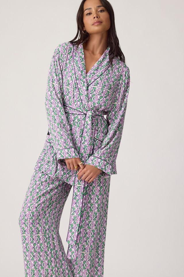 It's 9pm Rizzo Bespa Cream Suit Long Pyjama Set #1