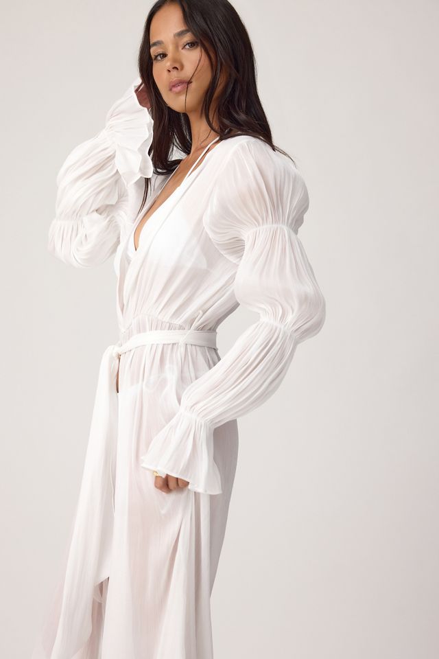 Meeka Iris Chiffon Robe #1