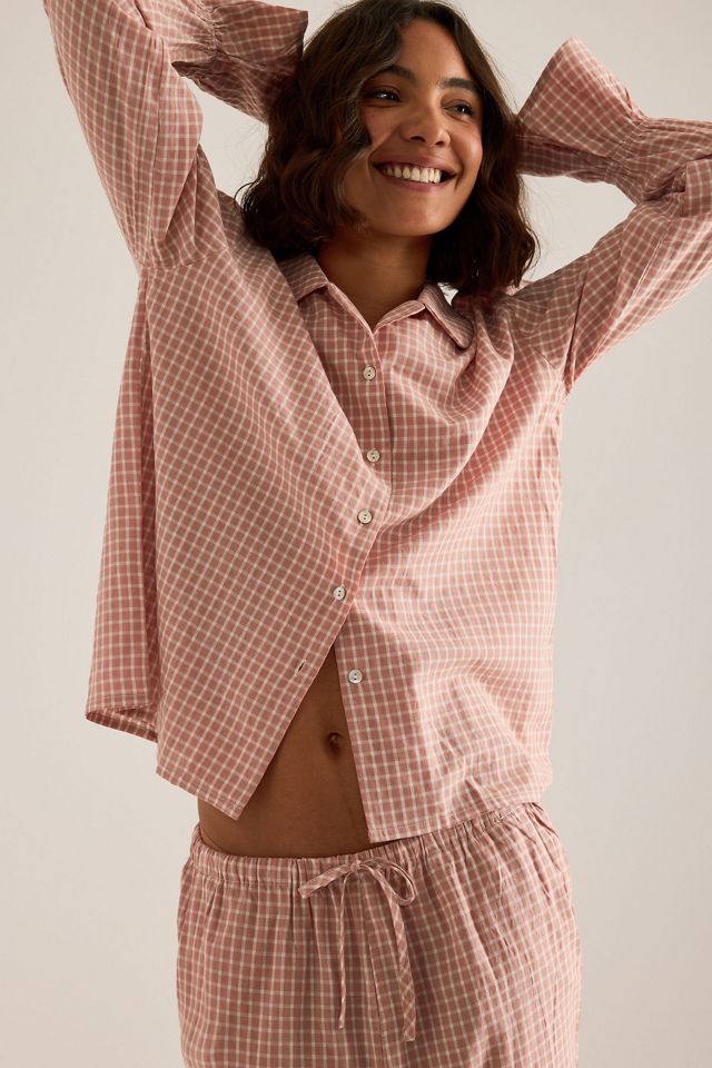 Meeka Taylor Crinkle Cotton Long Pyjama Set #2