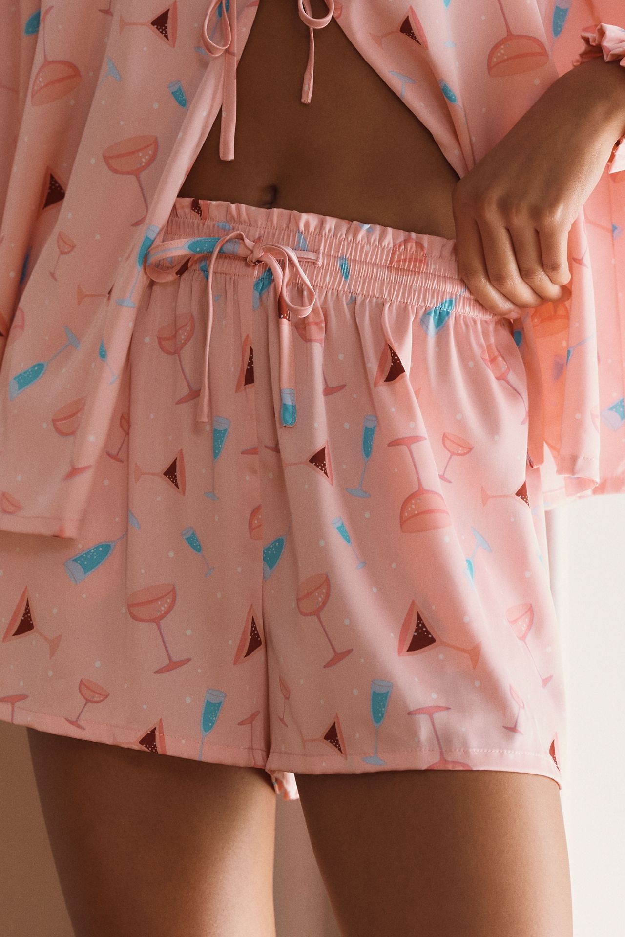 Beach Riot Brianne Top & Brixy Shorts Pajama Set