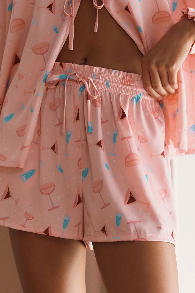 Beach Riot Brianne Top & Brixy Shorts Pajama Set #1