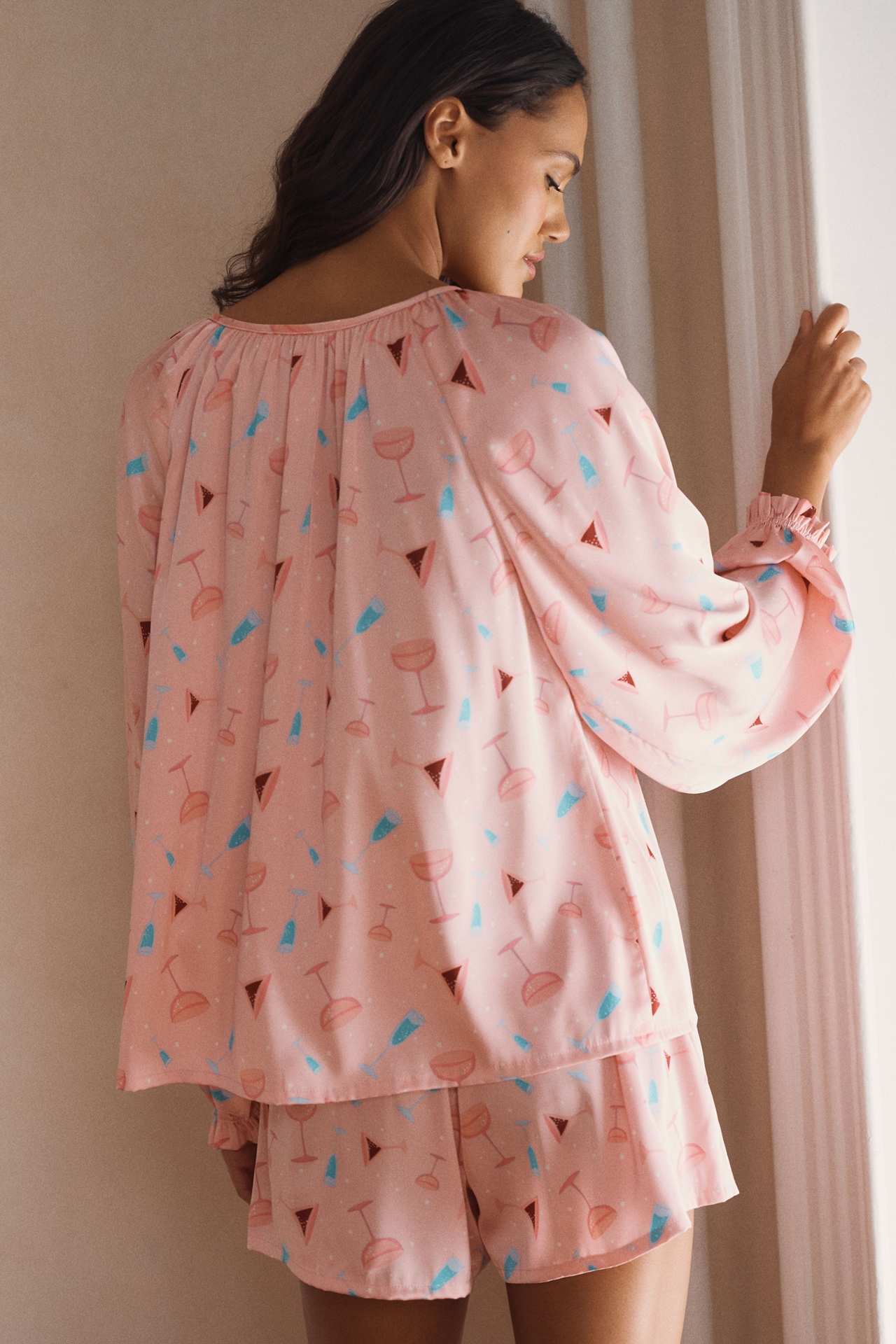 Beach Riot Brianne Top & Brixy Shorts Pajama Set