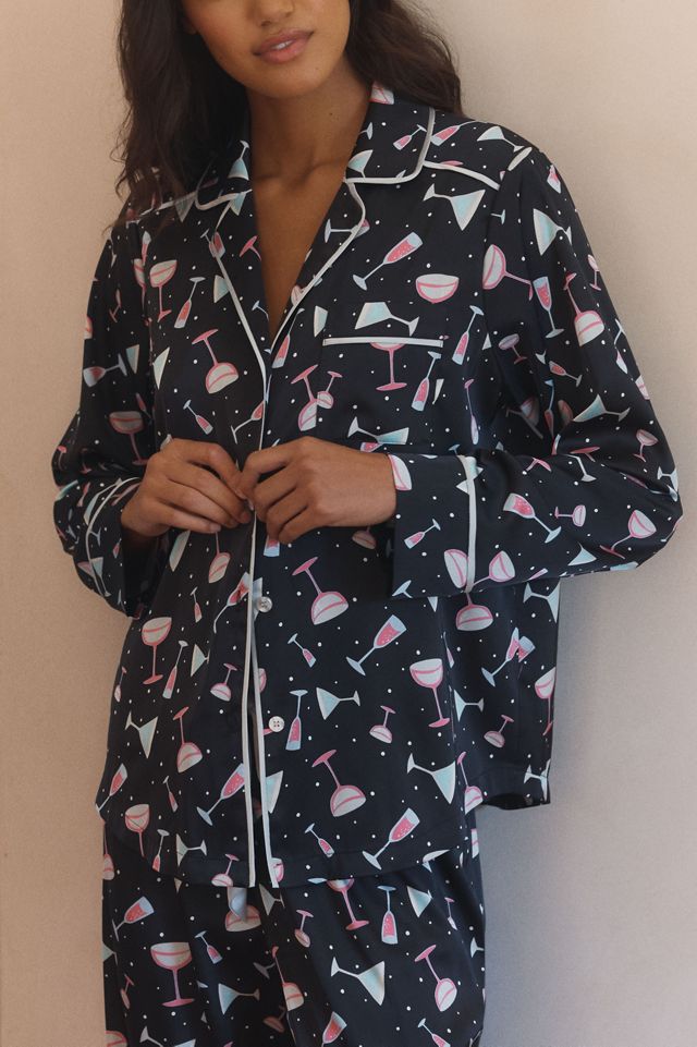 Beach Riot Livy Top & Connie Pants Pajama Set #1