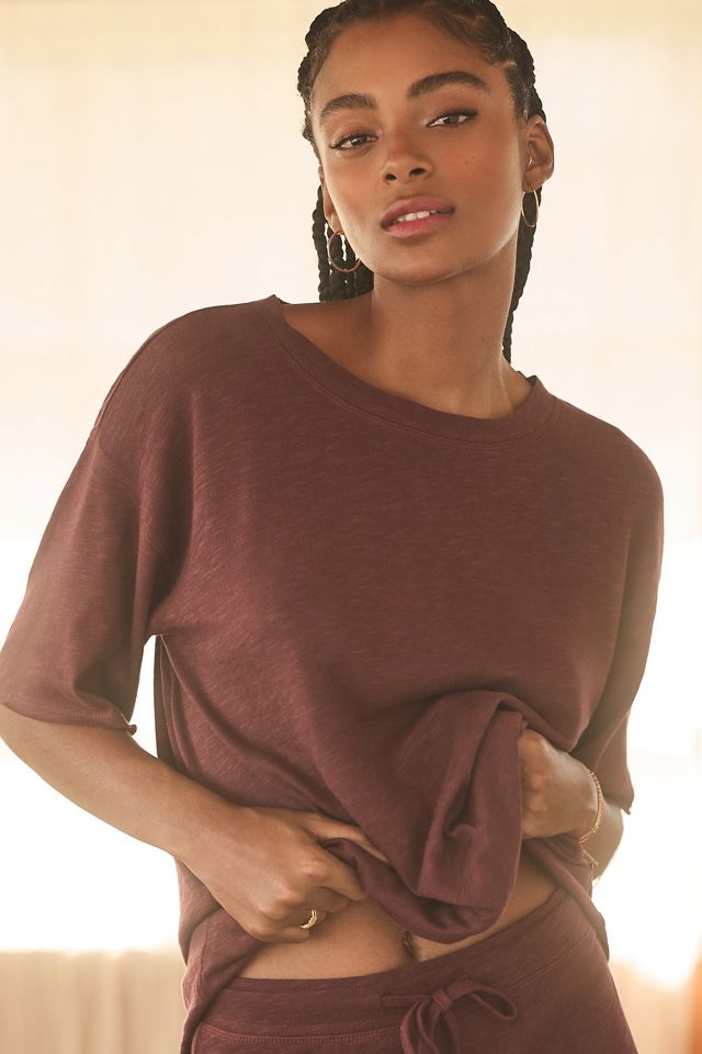 By Anthropologie Slouchy Knit Tee #2