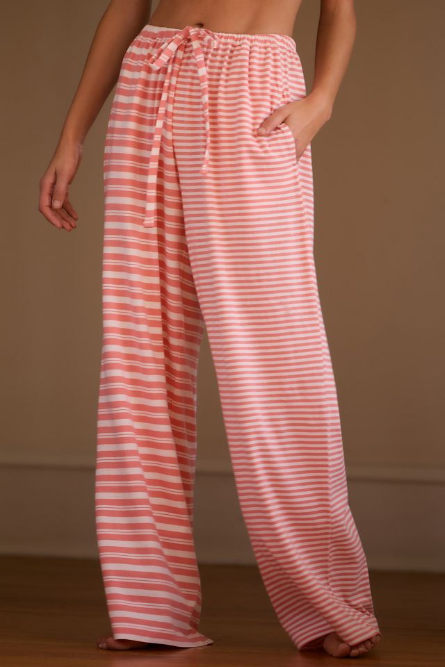 By Anthropologie Striped Knit Trousers