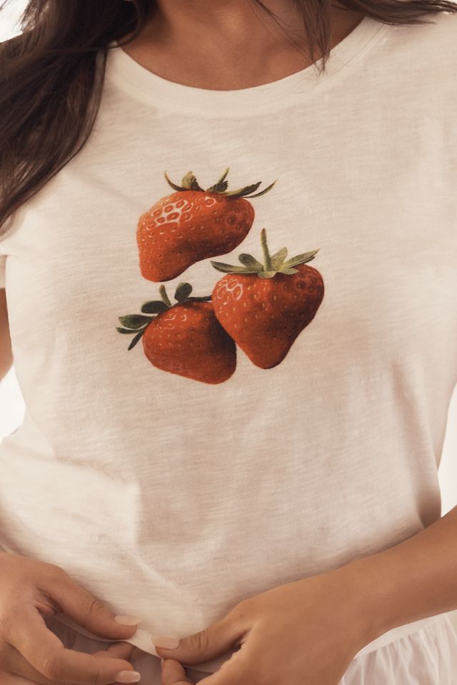 By Anthropologie Graphic Baby Tee #7