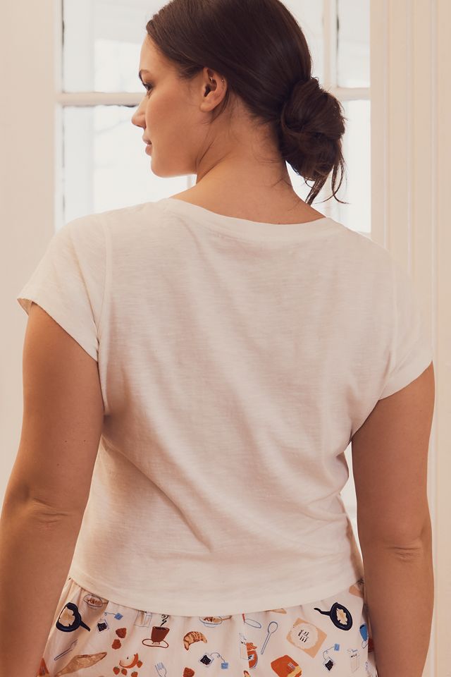 By Anthropologie Graphic Baby Tee #4