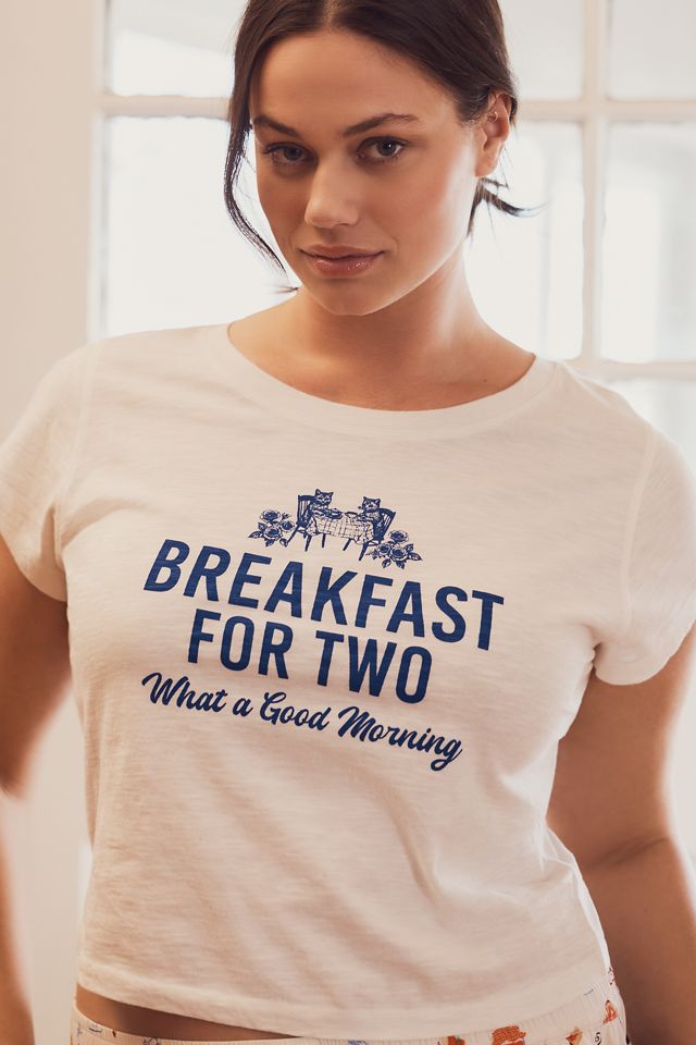 By Anthropologie Graphic Baby Tee #5