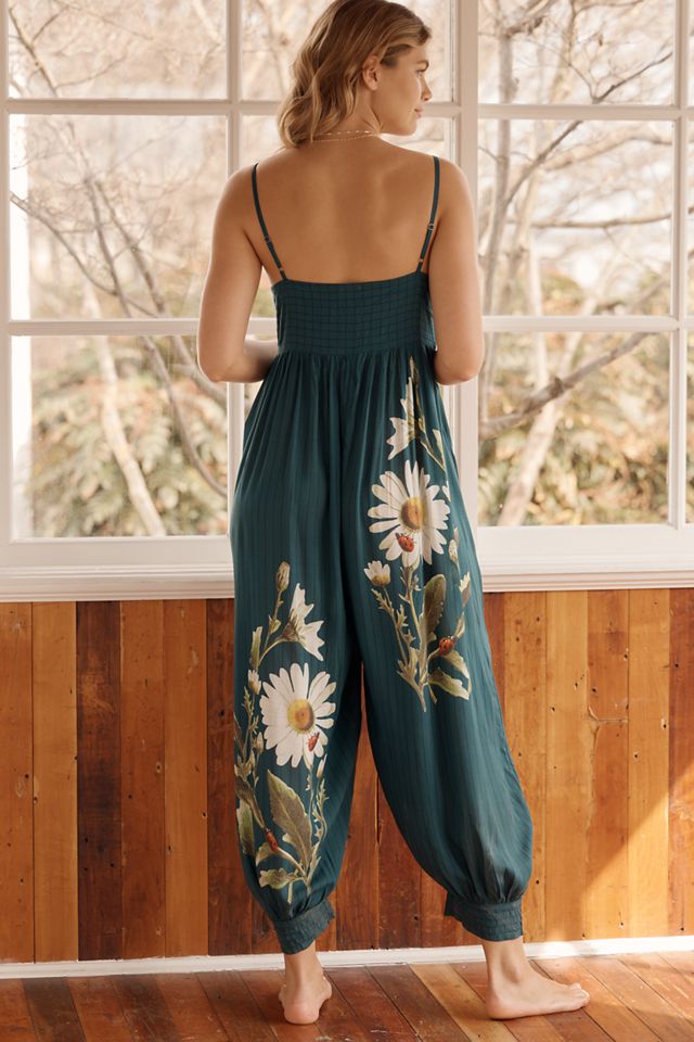 By Anthropologie Printed Lounge Jumpsuit #2