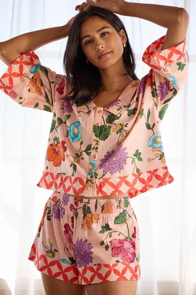 By Anthropologie Printed Sleep Top #2