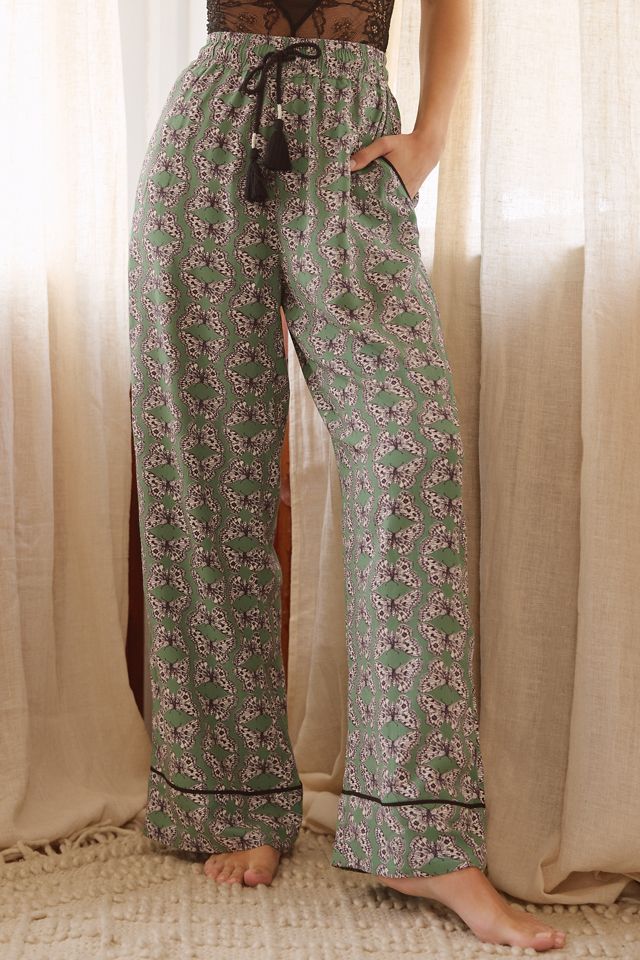 By Anthropologie Wide-Leg Pajama Pants #2