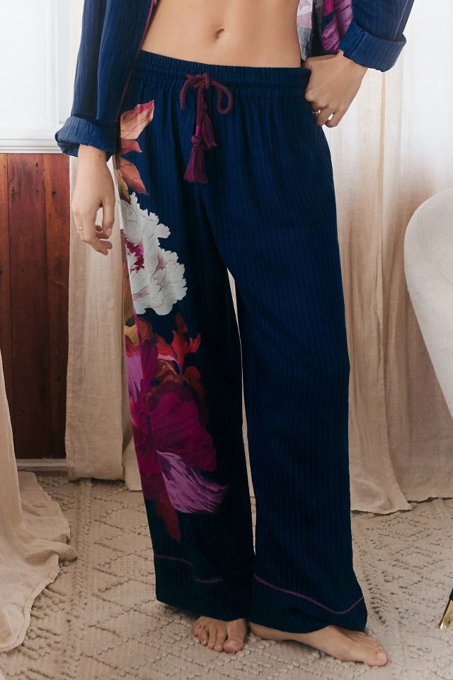 By Anthropologie Wide Leg Pajama Pants Anthropologie