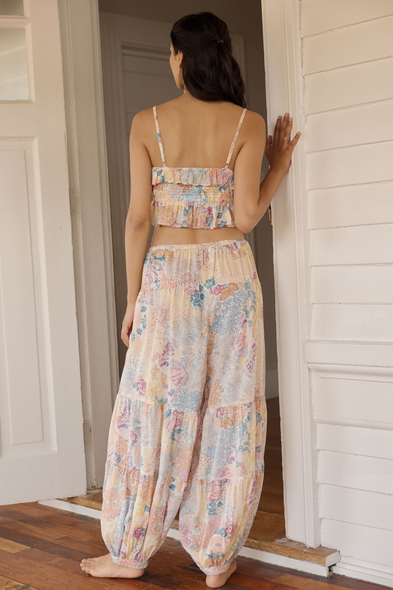 LyreBird Tiered Balloon Pants