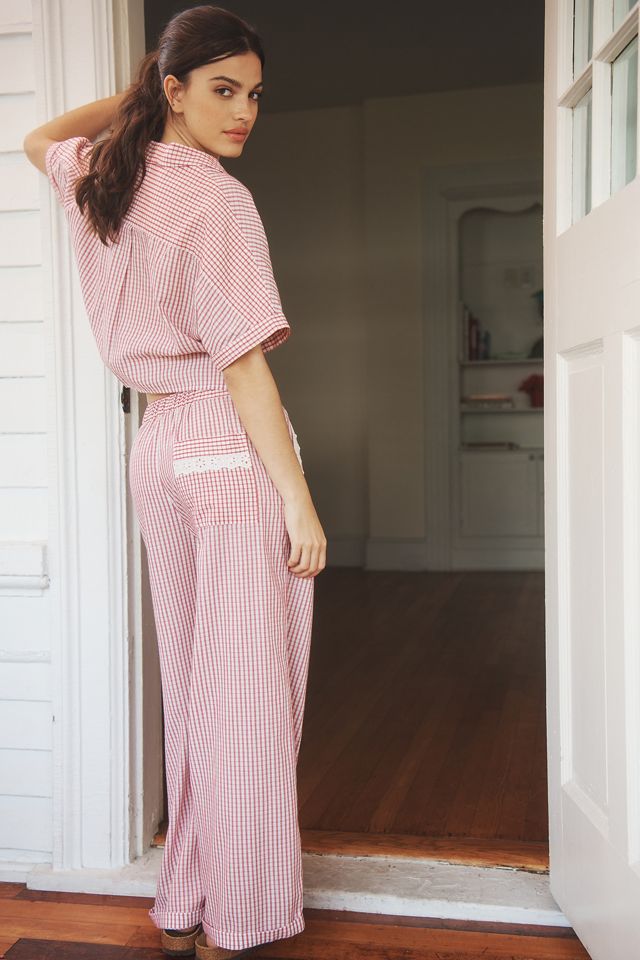 By Anthropologie Pantalon de Pyjama à Carreaux #3