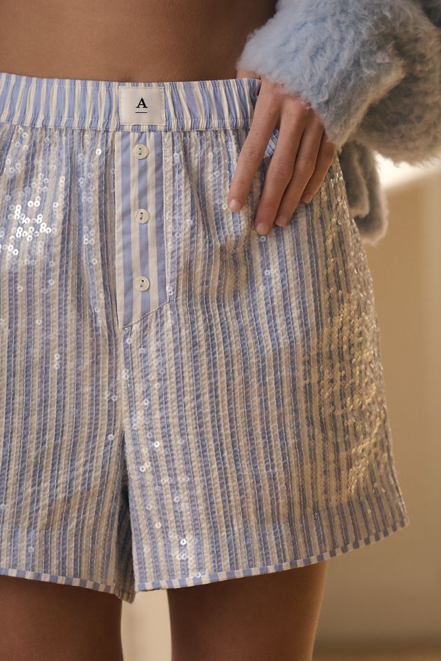 The Wren Boxer Shorts by Anthropologie: Sequin Edition #1