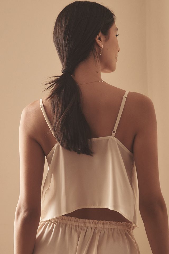 Haut Cami en Mousseline Transparente à Nouer Par Anthropologie #2