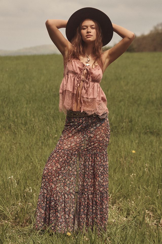 By Anthropologie Lace Tie-Front Flyaway Tank #4