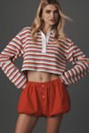 By Anthropologie Bubble-Hem Boxer Shorts