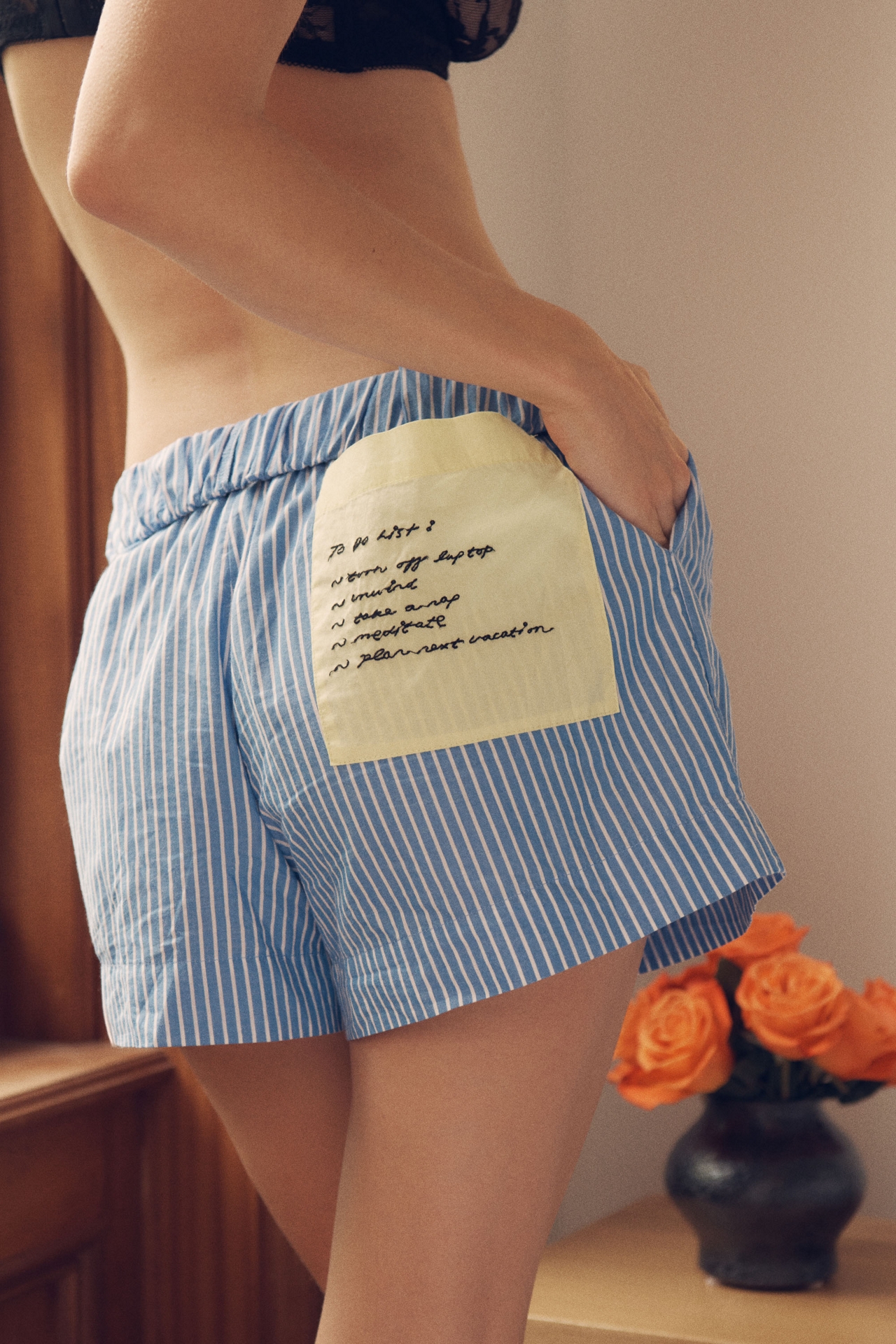 LyreBird To-Do List Cotton Boxer Shorts