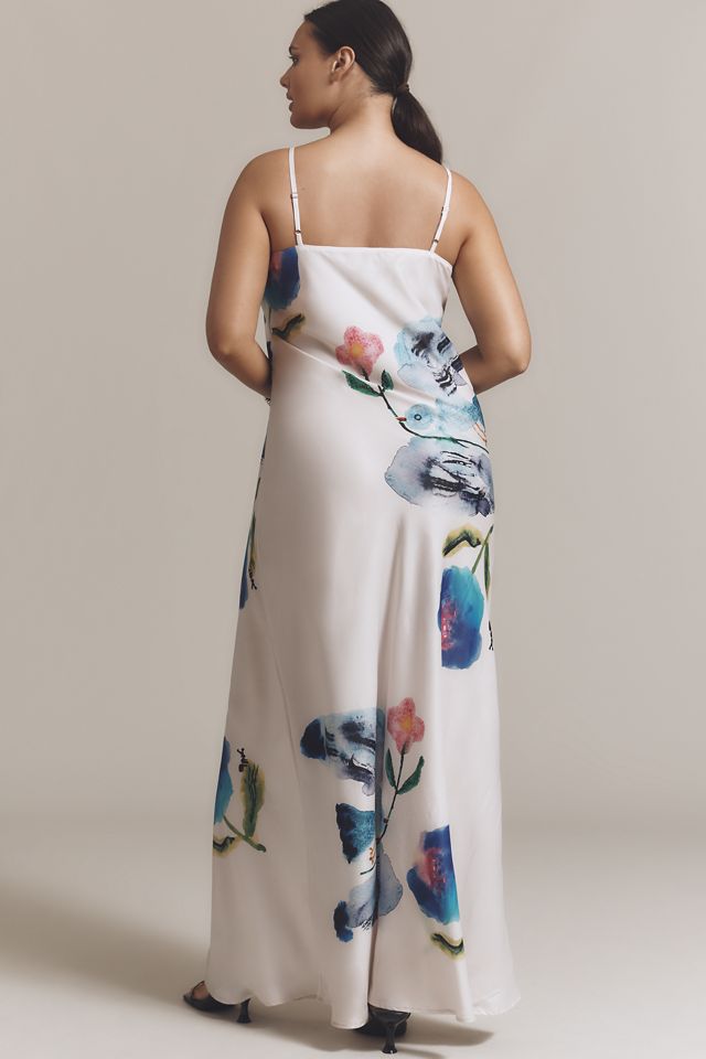 Yumi Kimura x LyreBird Printed Midi Slip Dress #5