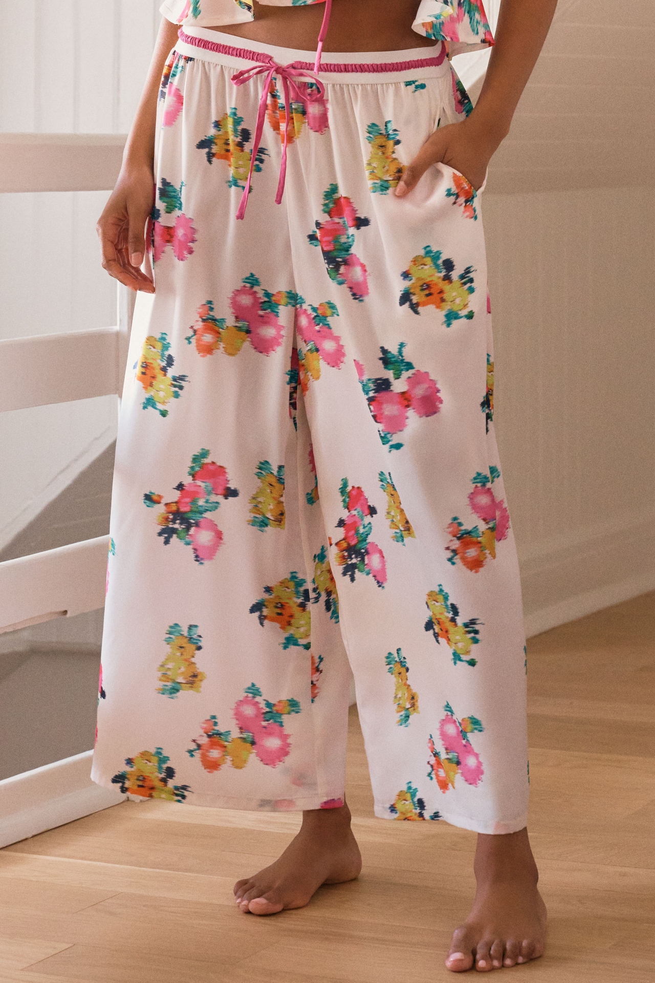 LyreBird Silky Wide-Leg Culottes