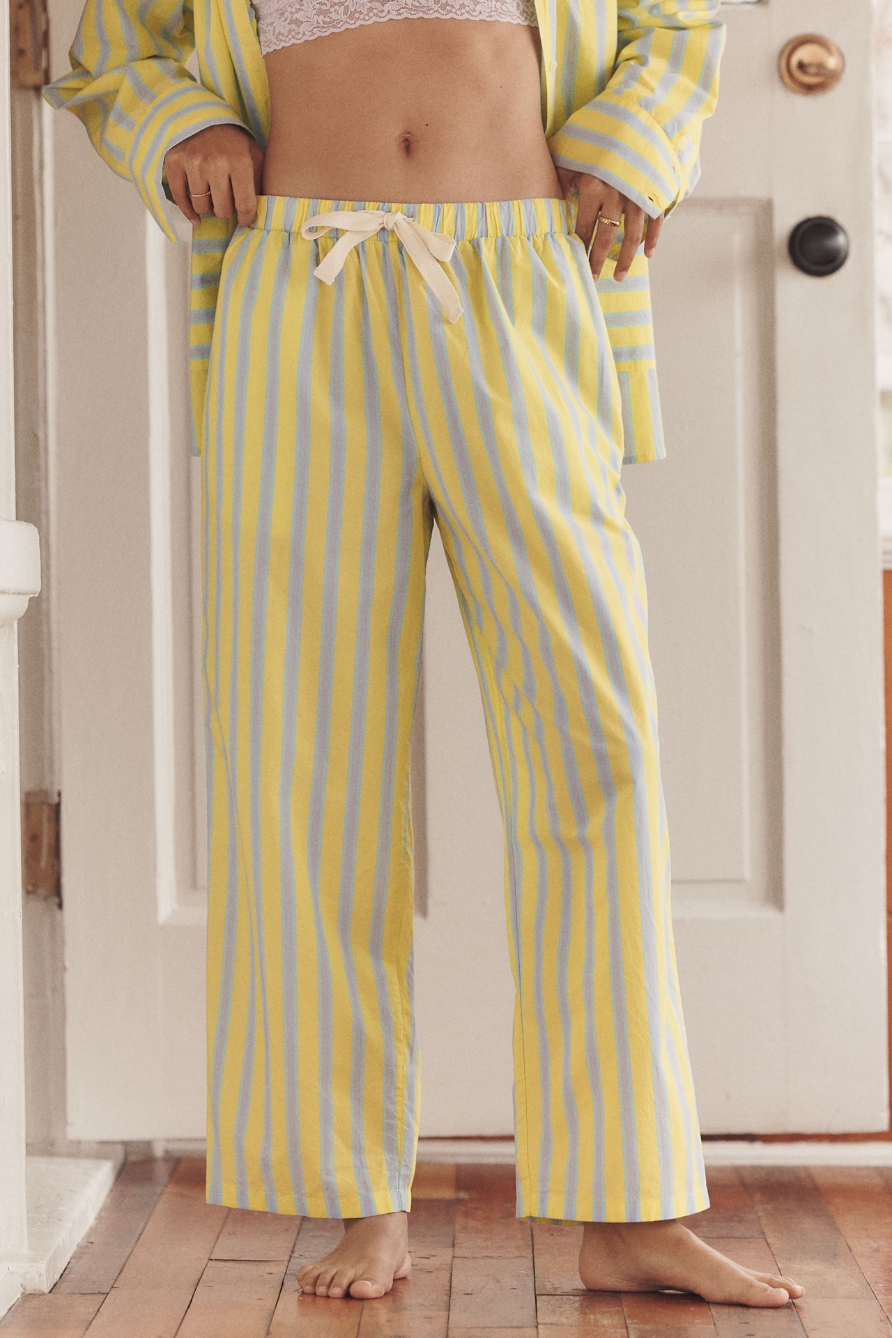 LyreBird Drawstring Boxer Pants