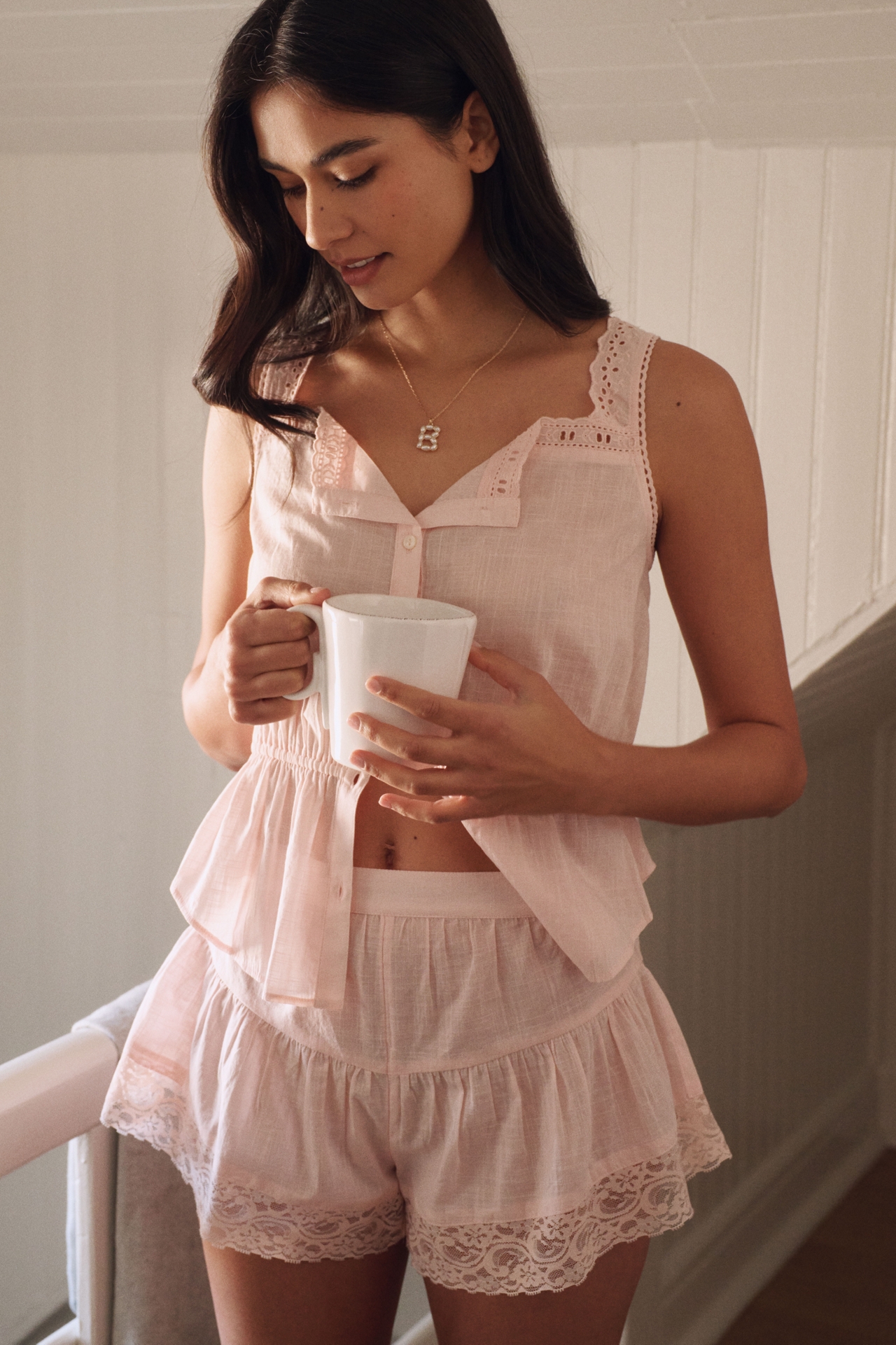 LyreBird Lace Trim Shorts