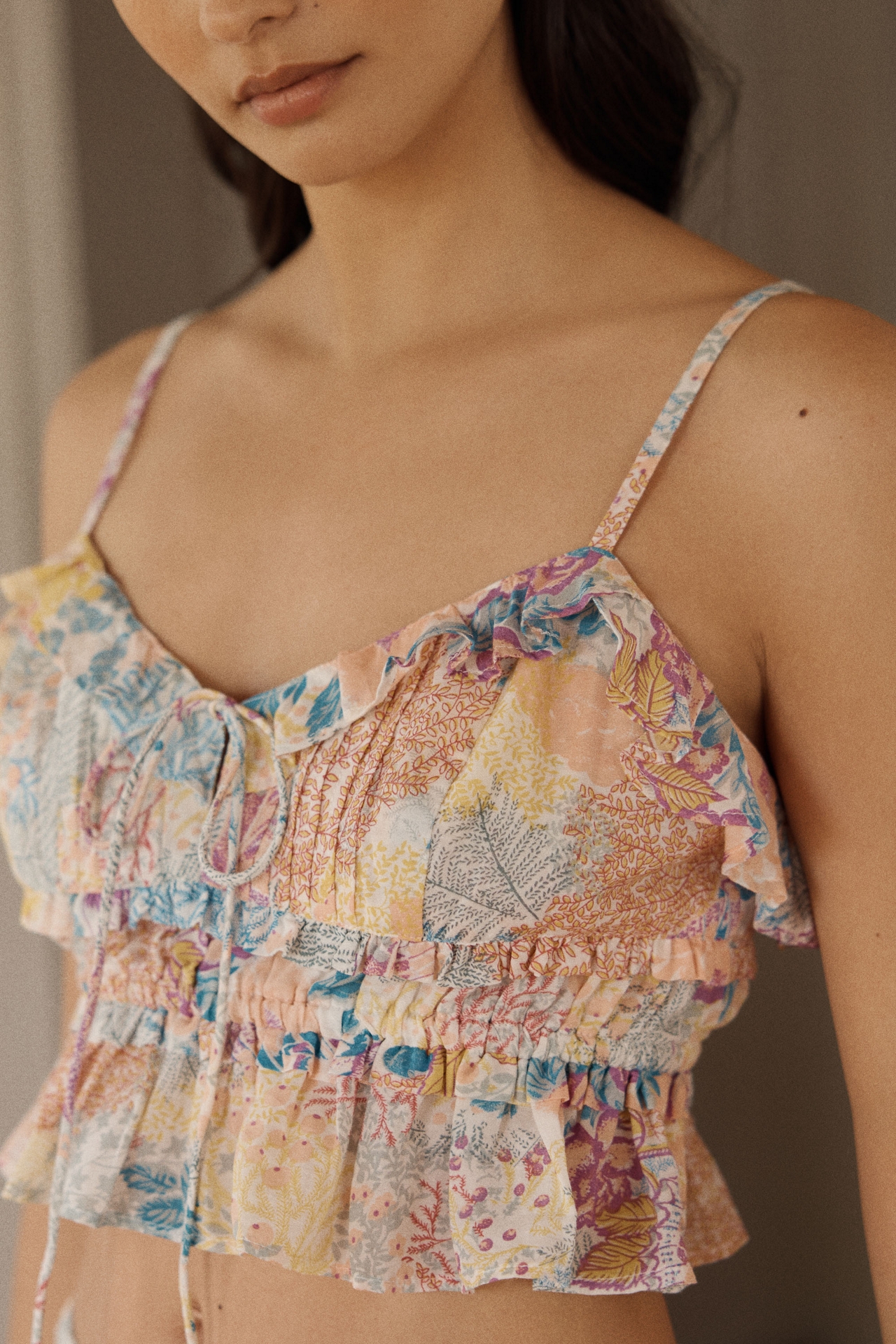 LyreBird Ruffle Cami