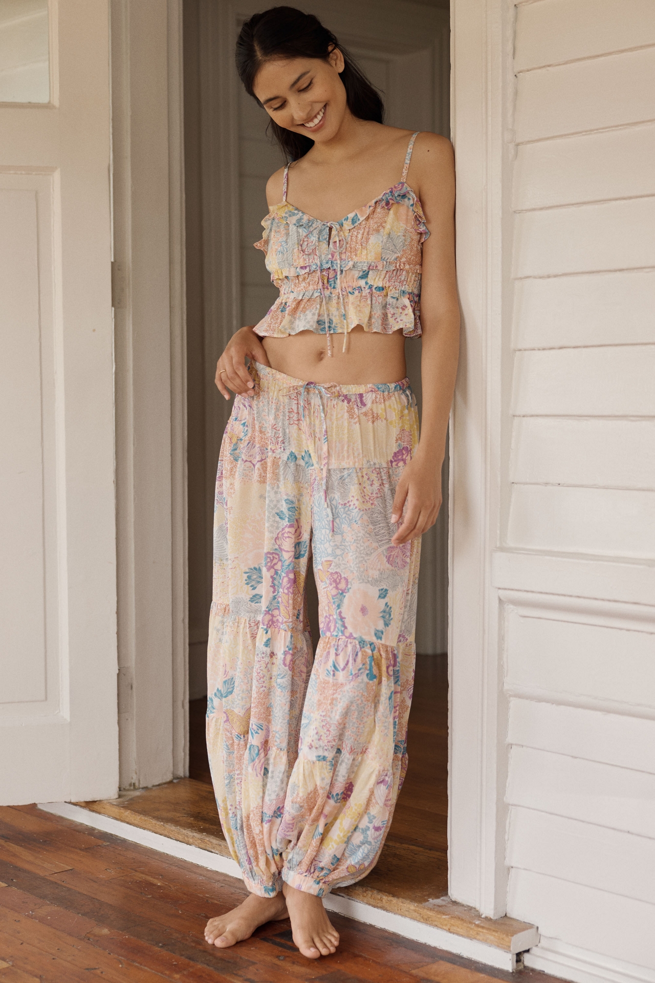 LyreBird Ruffle Cami