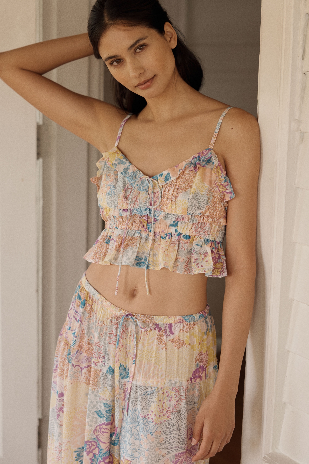 LyreBird Ruffle Cami