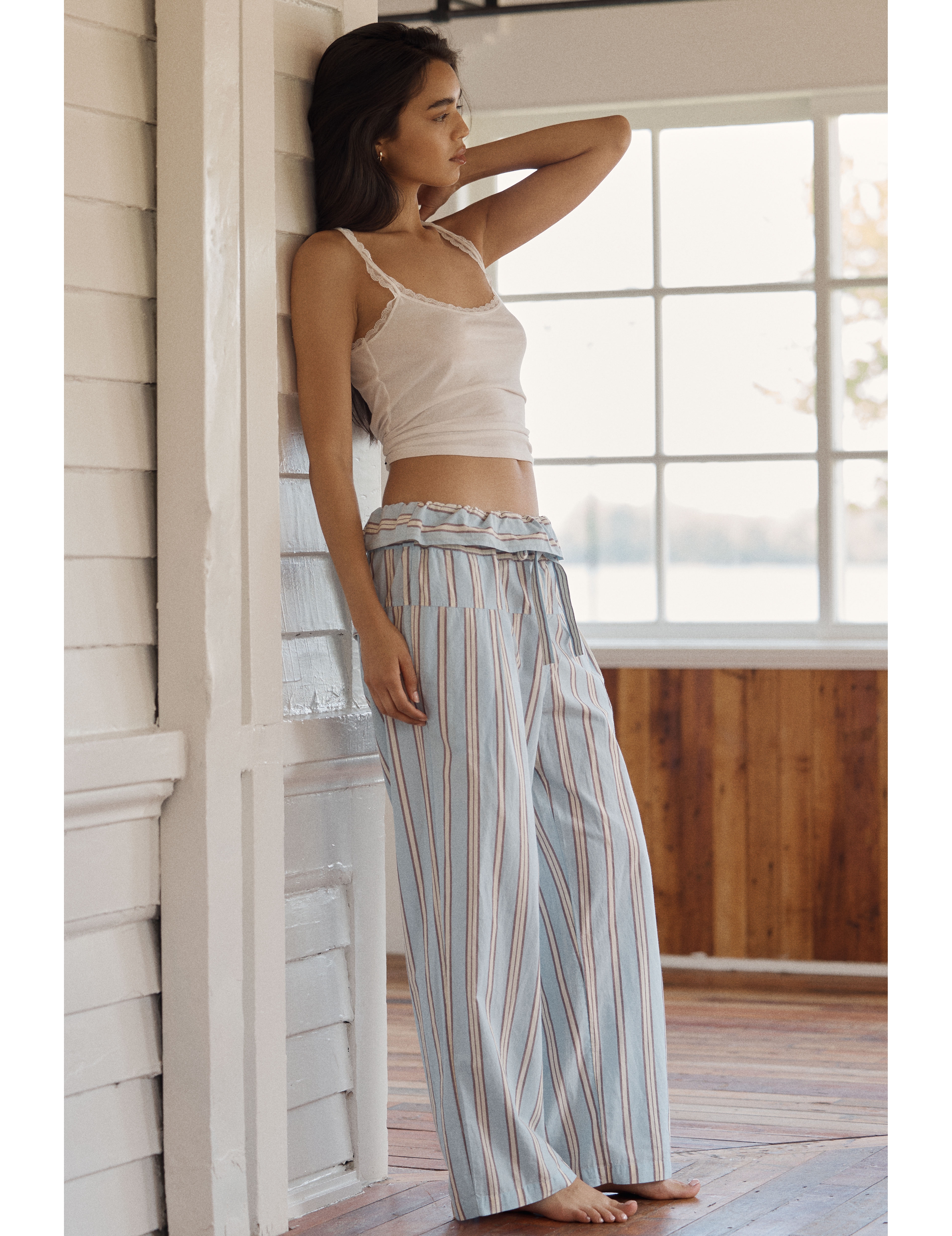 LyreBird 100% Cotton Foldover Boxer Pants